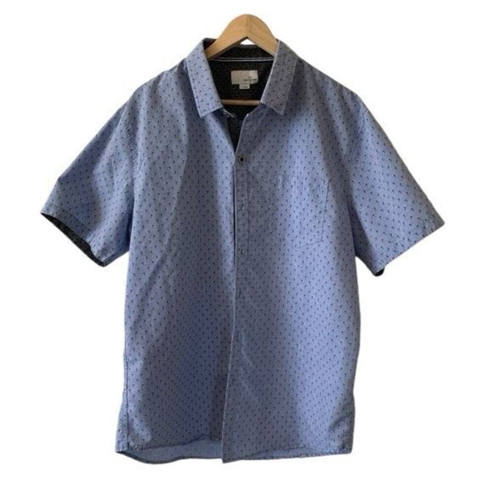 Craft & Flow Palms Short Sleeve Button Down Sz Xl… - image 2